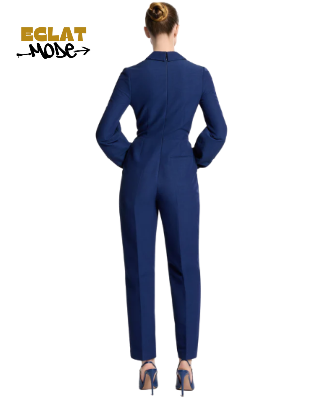 Sapphire Poise Tailored Bow Jumpsuit