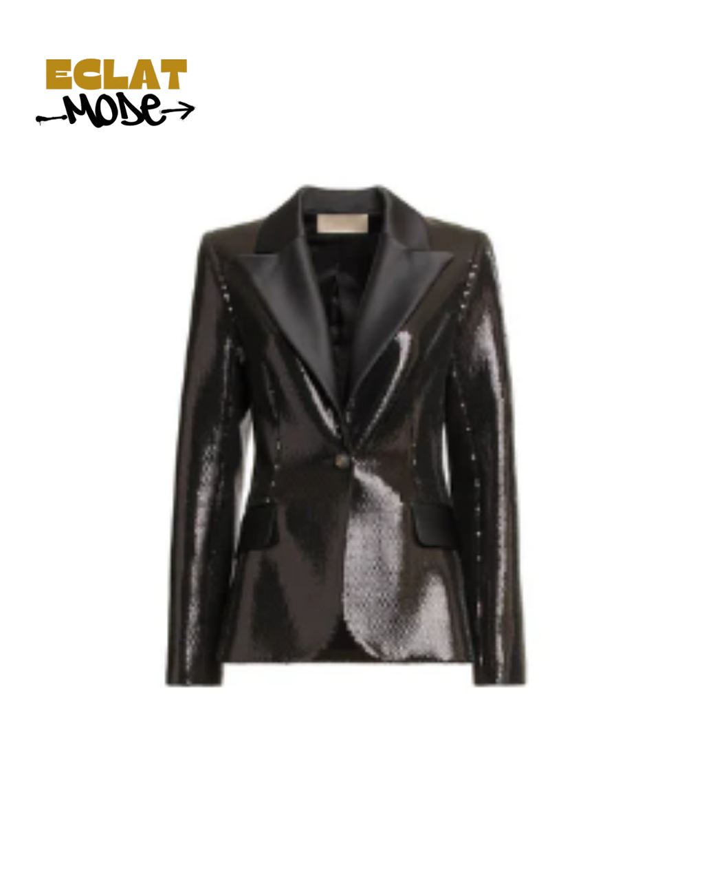 Midnight Radiance Sequin Blazer