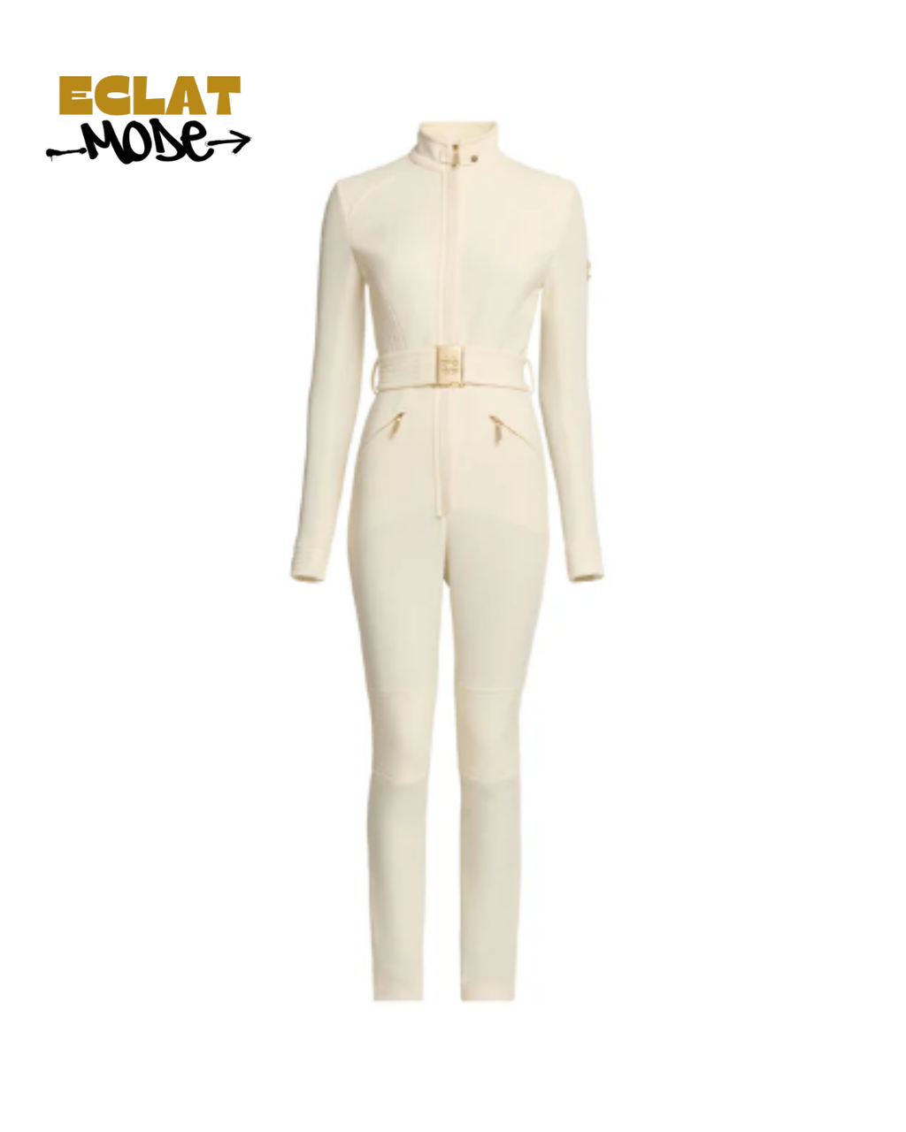 Ivory Élite Structured Jumpsuit
